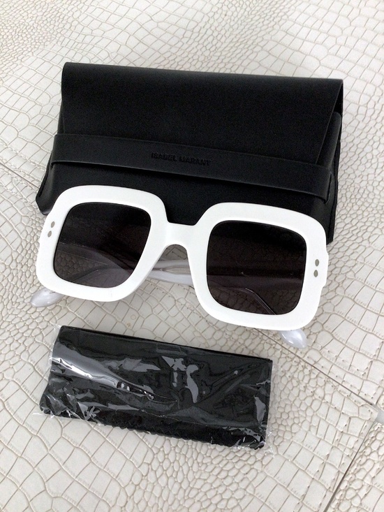 New Isabel Marant Women\'s Square 49mm Sunglasses Ivory IM0074/G/S-SZJ main image 7